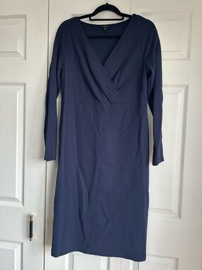 Talbots Knit Long Sleeve Career Dress
